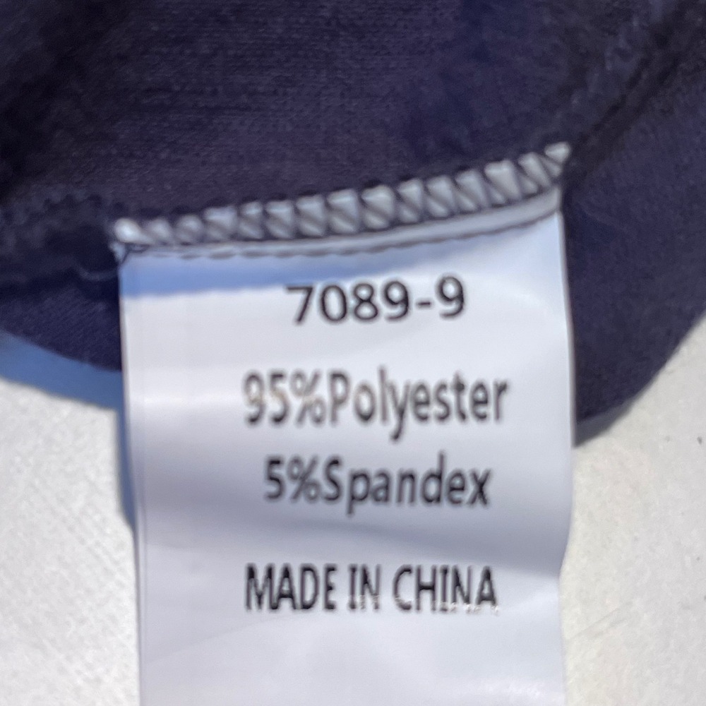 Kirundo Navy Blue Embroidered Pom Pom Ruffle Hem Boho Tunic Dress Medium (C730) - Picture 7 of 8